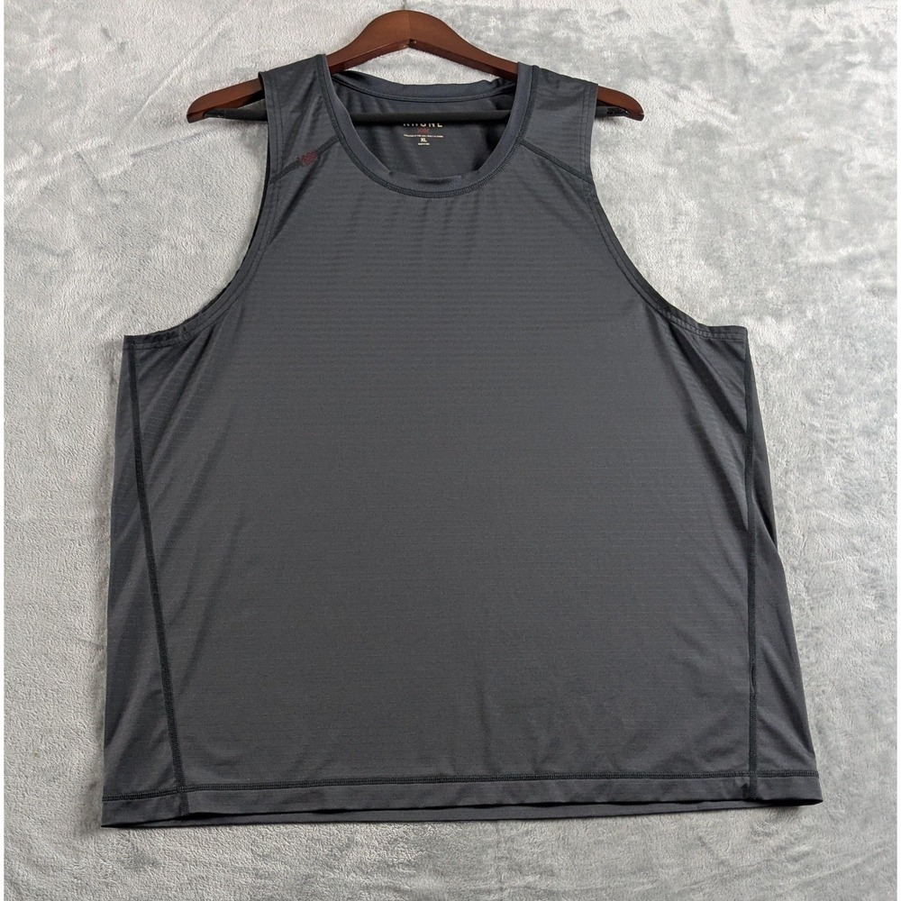 Rhone Tank Top Mens XL Gray Lightweight Stretch Athletic Running Gym Performance